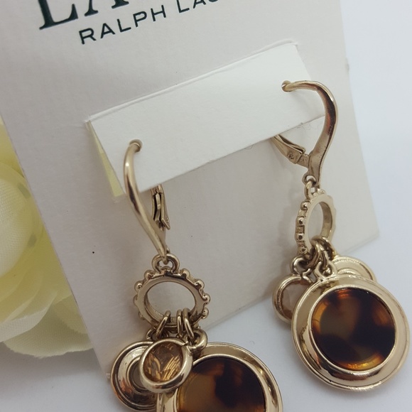 Lauren Ralph Lauren shaky charm drop earrings - Picture 6 of 6